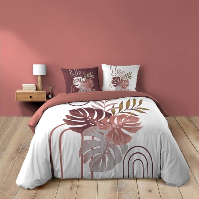 Housse de couette 240x220 + 2 taies ASTRIA 100% coton