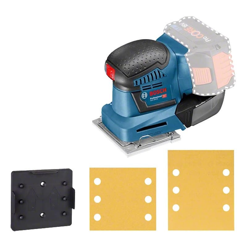 Szlifierka oscylacyjna 18 V (tylko narzędzie) GSS 18 V-10 - BOSCH 06019D0200