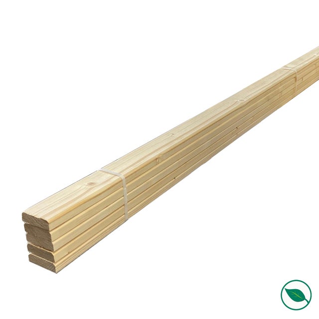 SCM Créations Lot De 3 Lattes De Lit 45 Cm - 53mm X 8mm 7 Plis Hêtre