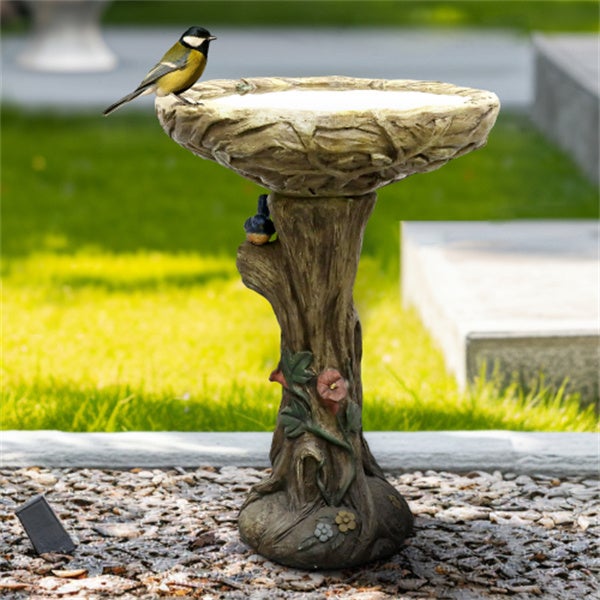 Bagno per uccelli in giardino immagini e fotografie stock ad alta