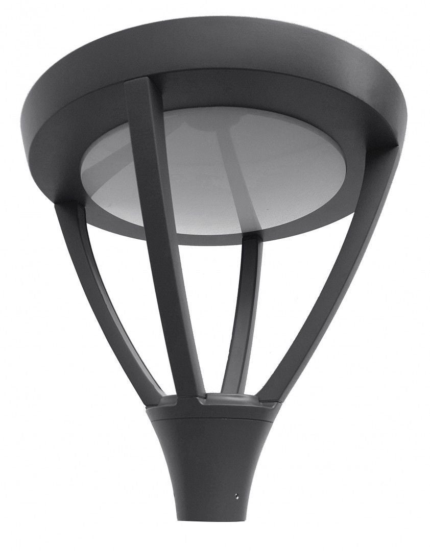 Głowica latarni LED ​Mars ciemno-szary 45W Ciepła biel 3700lm aluminium wym:46,7x44x44cm IP65 SU-MA - 2