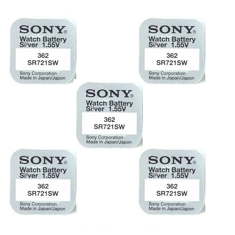 10 Batterie Pile VINNIC AG11 L721F LR721 G11 LR58 162 GP62A 362 361
