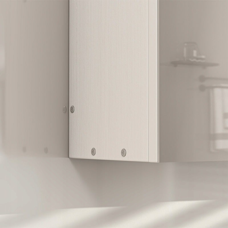 Wisząca szafka łazienkowa ścienna z trójdzielnym lustrem nowoczesna loft - 7