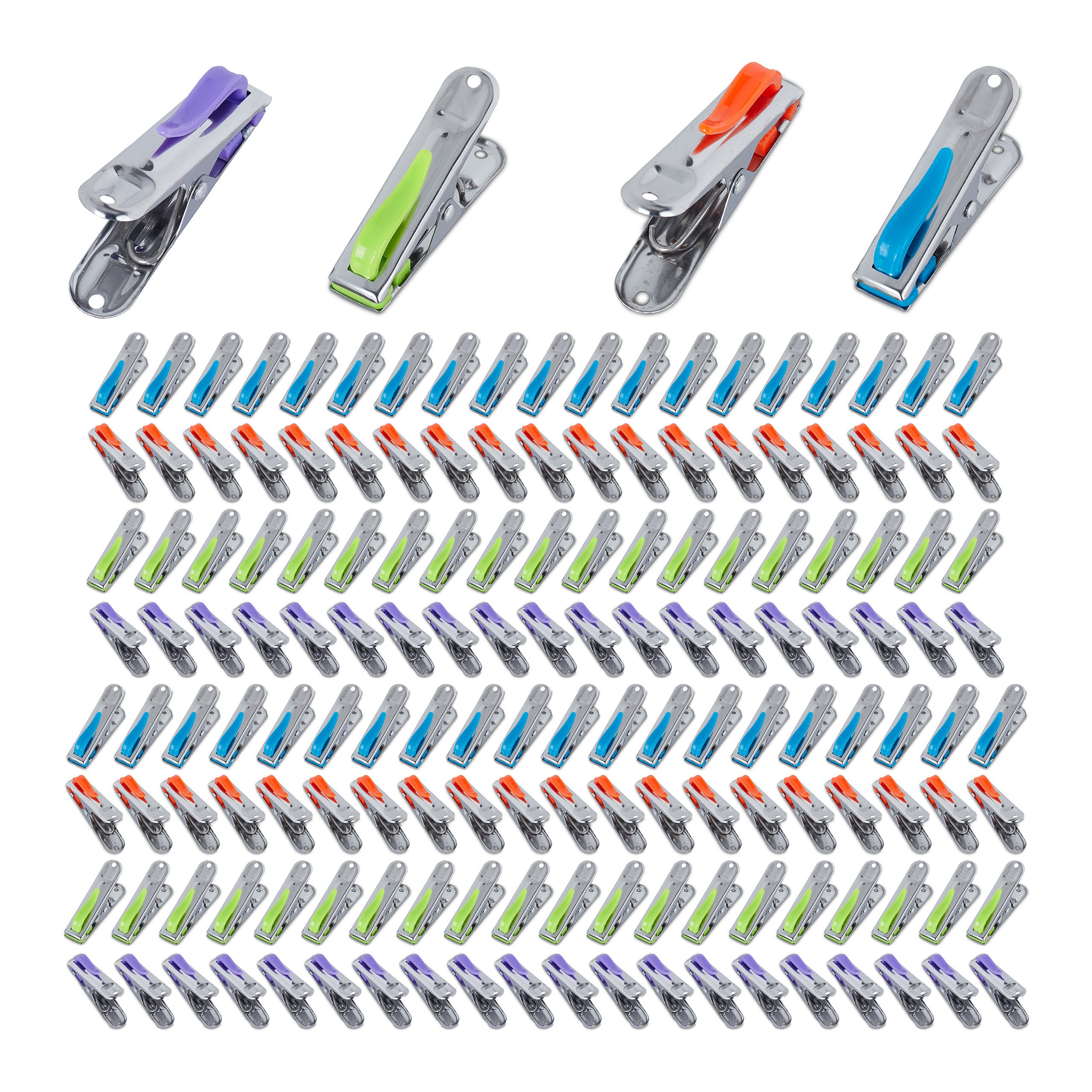 200pcs rondelles plates en acier inoxydable à ressort Kits de de