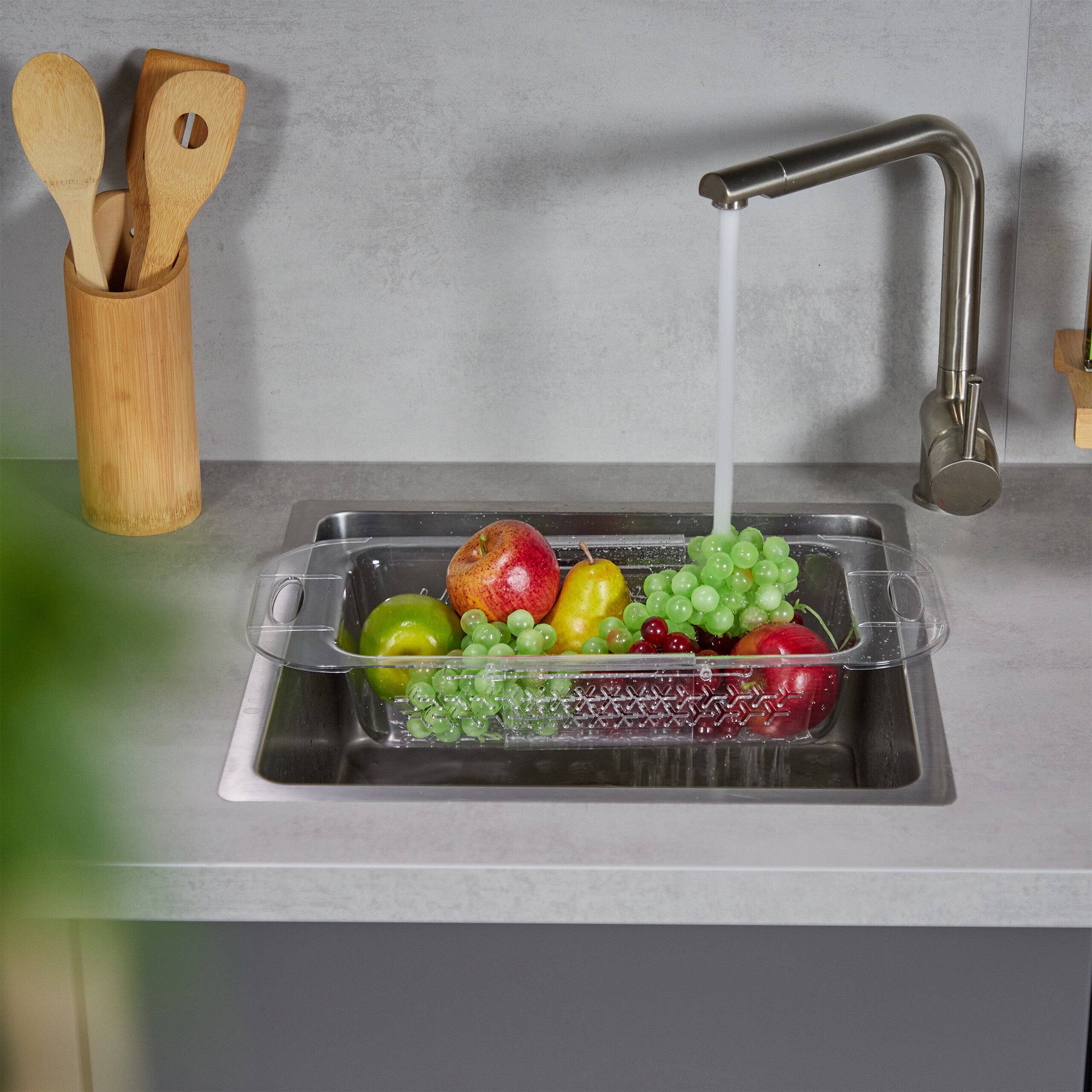MSI Fregadero Y Colador De Barra De Cocina De Acero Inoxidable Calibre 18 De 23 X 21 Pulgadas