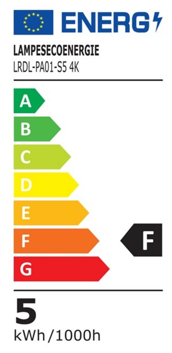 Lot de 50 Spot led complete ronde fixe eq. 50w blanc chaud - 6