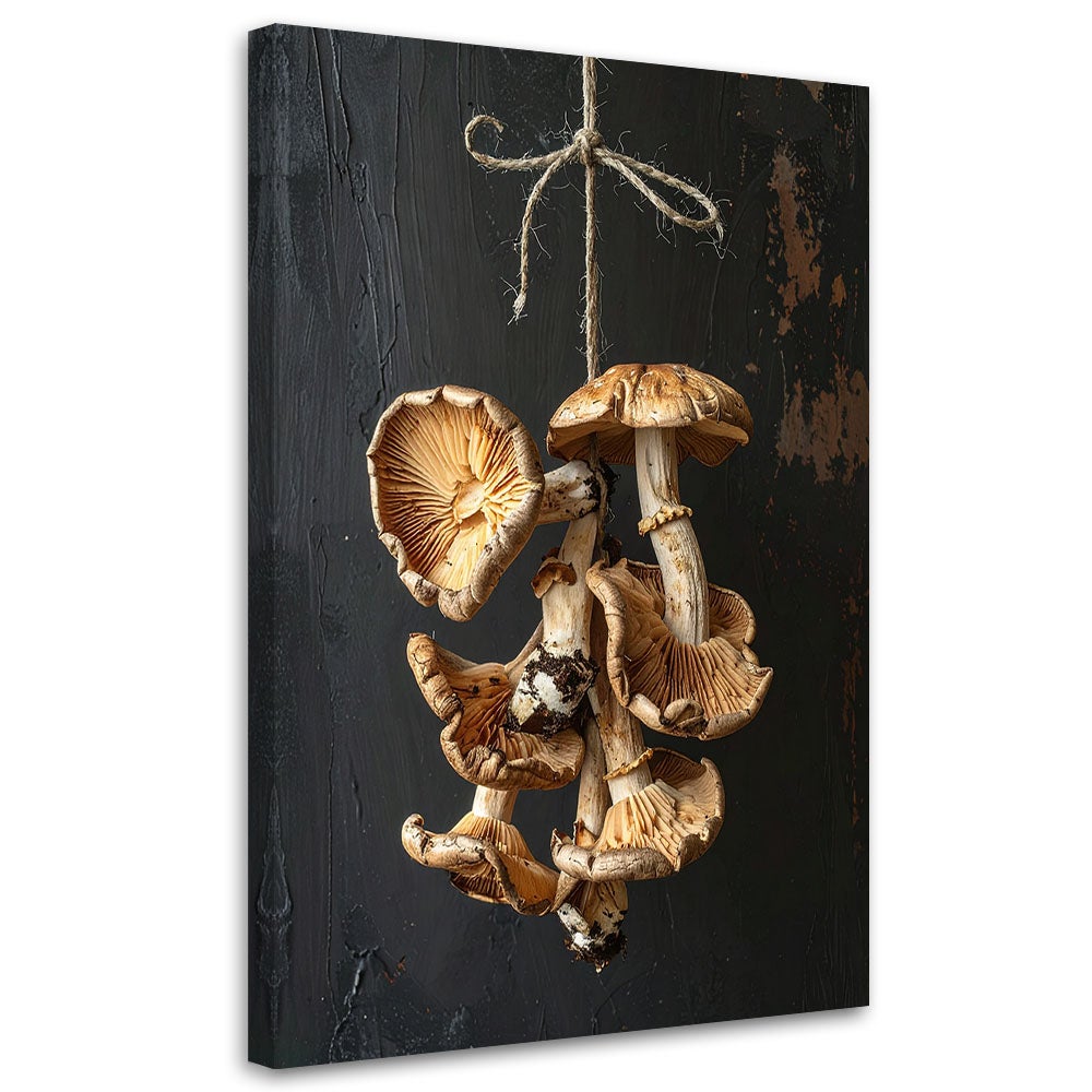 Obraz do kuchni restauracji baru jadalni, Suszone grzyby 30x45