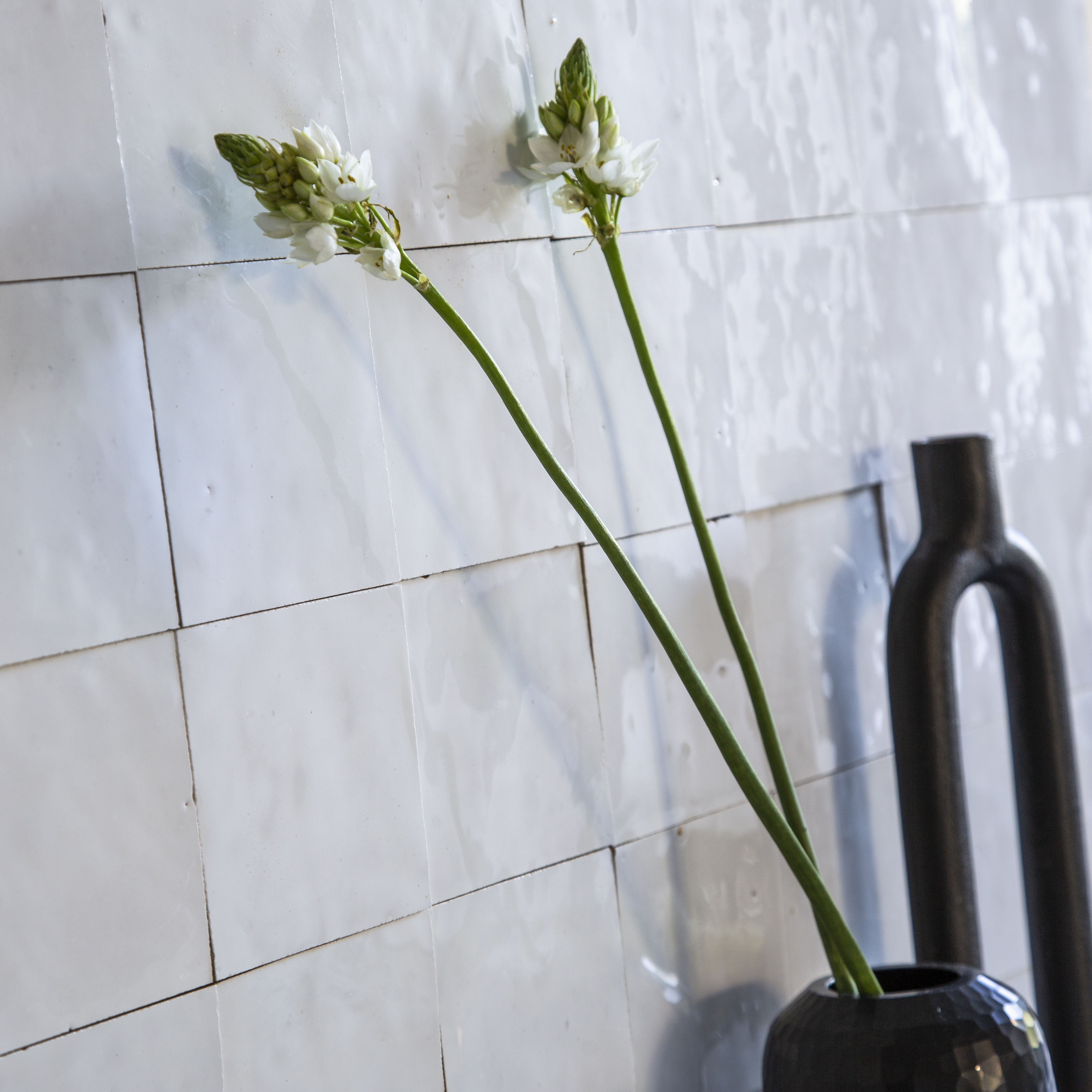 Carrelage Zellige Marocain Blanc Neige 10x10 cm - RO'MA NATURE - 3