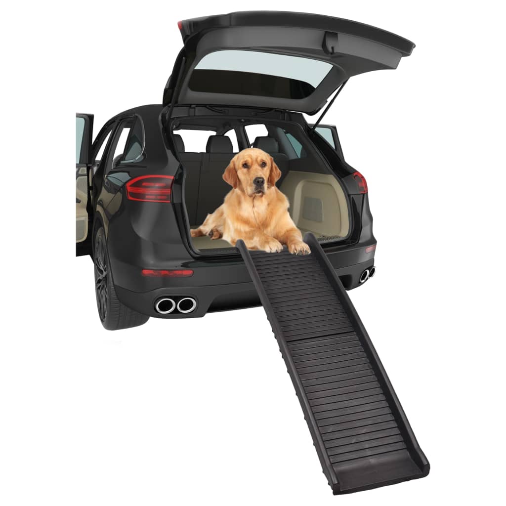 Rampe Pliante Pour Chien NAIZY - 156 Cm, Antidérapante, Charge 90 Kg - Pour Canapé, Voiture, Animaux âgés Ou Blessés