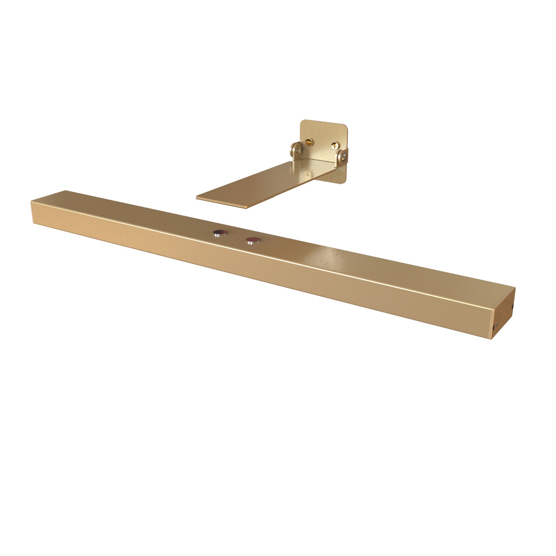 Applique a LED senza fili con telecomando, ricaricabile tramite USB, illuminazione magnetica per quadri, bagno, specchio, vetrine (oro 40 cm) - 8