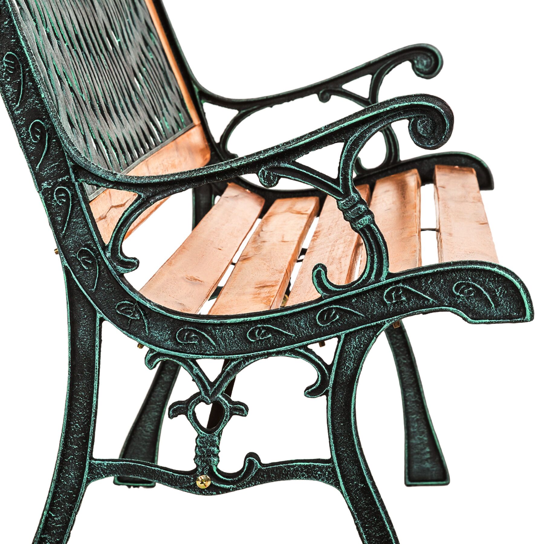 Banc de jardin en bois 2 places 128 x 51 x 73 cm TECTAKE - 3