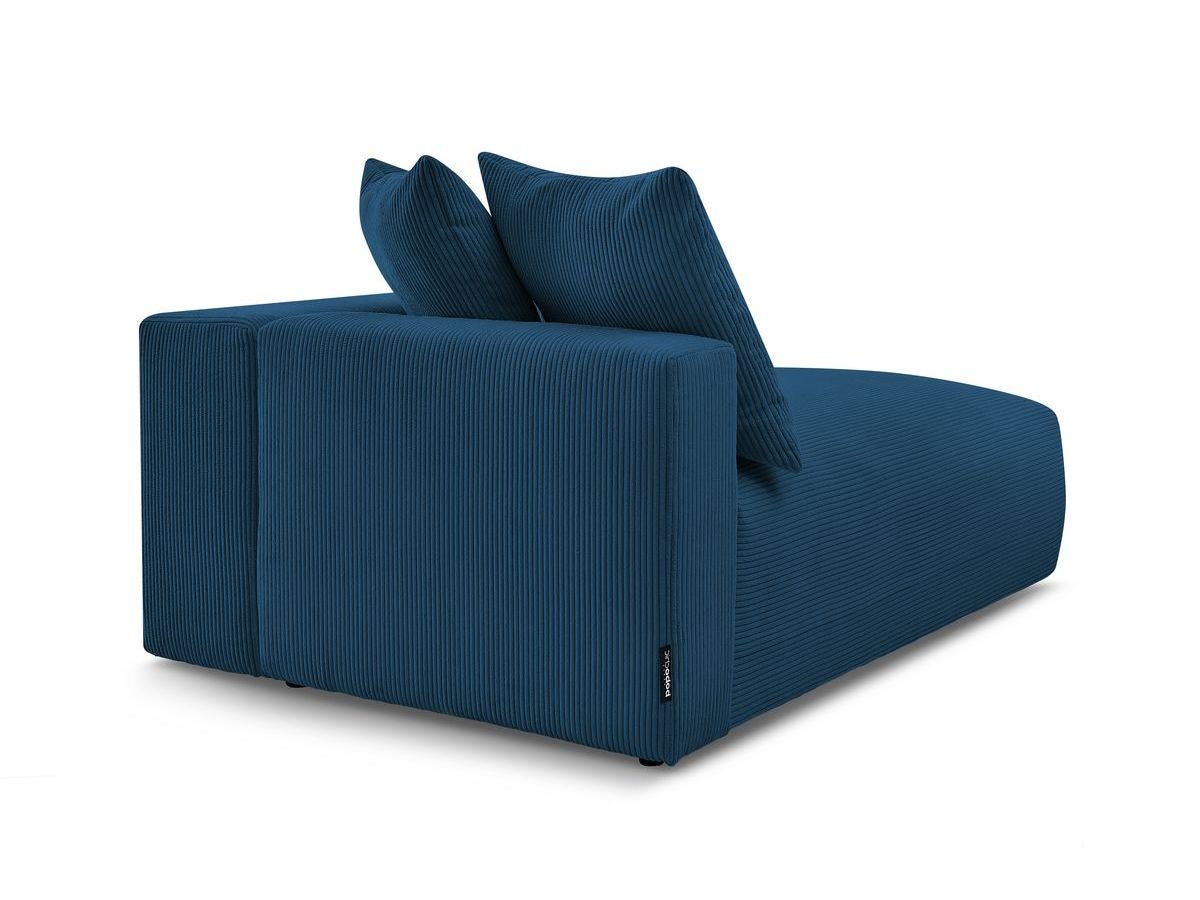 BOBOCHIC Méridienne avec accoudoir pour canapé modulable VOLTAIRE Bleu foncé Angle droit - 6