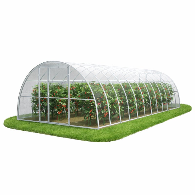 Szklarnia ogrodowa Tunel 3,5x8 m profile 40x20 poliwęglan 8mm - Szklarnia z poliwęglanu