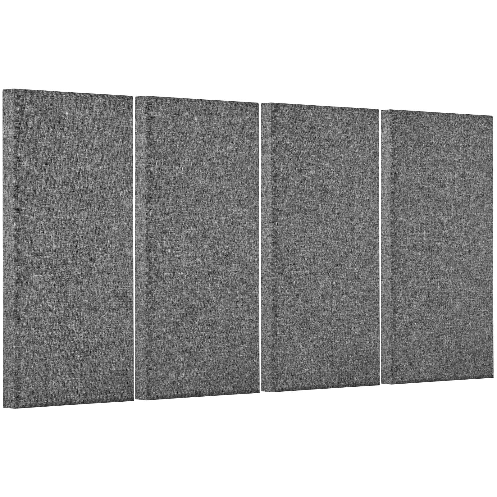 Panneau Acoustique Mural Autocollant VEVOR, Lot 4, en Fibre Verre 60x30x5 cm, Isolation Phonique pour Maison, Studio, Bureau, Salle de Réunion, Gris - 9