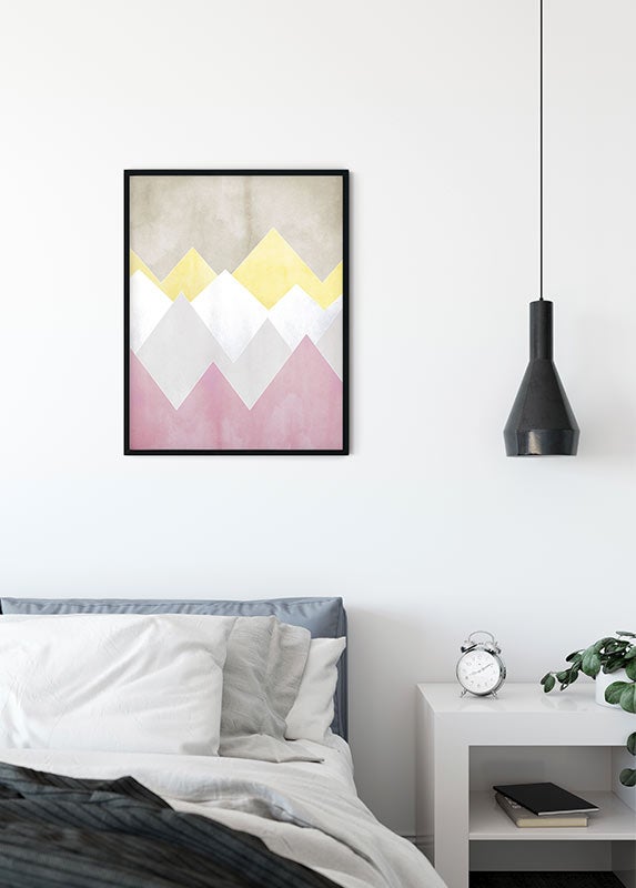 Poster d'art de Komar - Sunrise Mountain Spring - Taille: 40 x 50 cm - 3