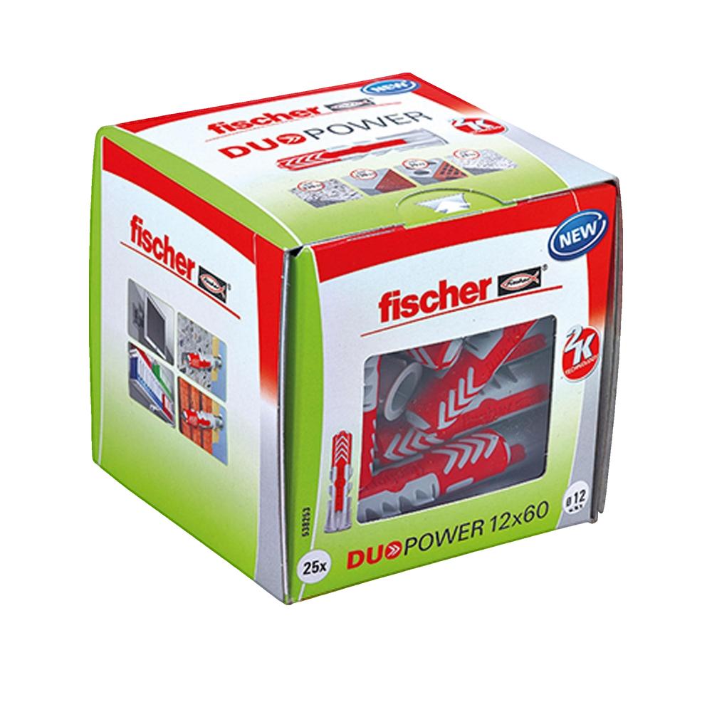 Kołek Fischer DUOPOWER 12 mm x 60 mm Rozszerzalny do wszystkich materiałów