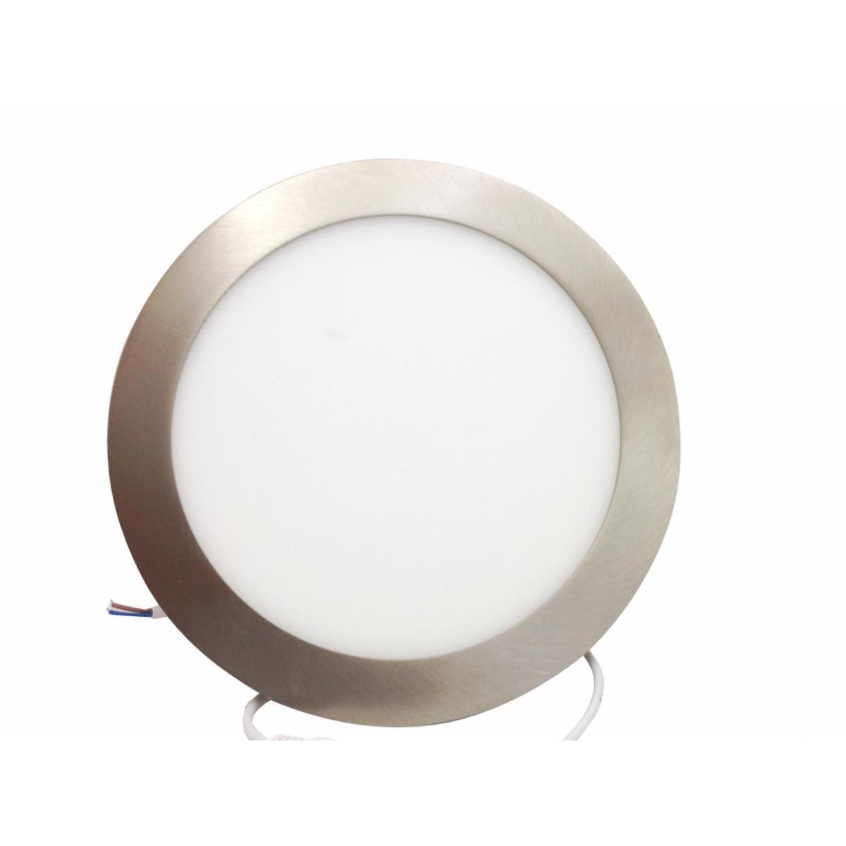 Spot LED Extra Plat Rond ALU 12W - Blanc Chaud 2300K - 3500K - SILAMP - 3