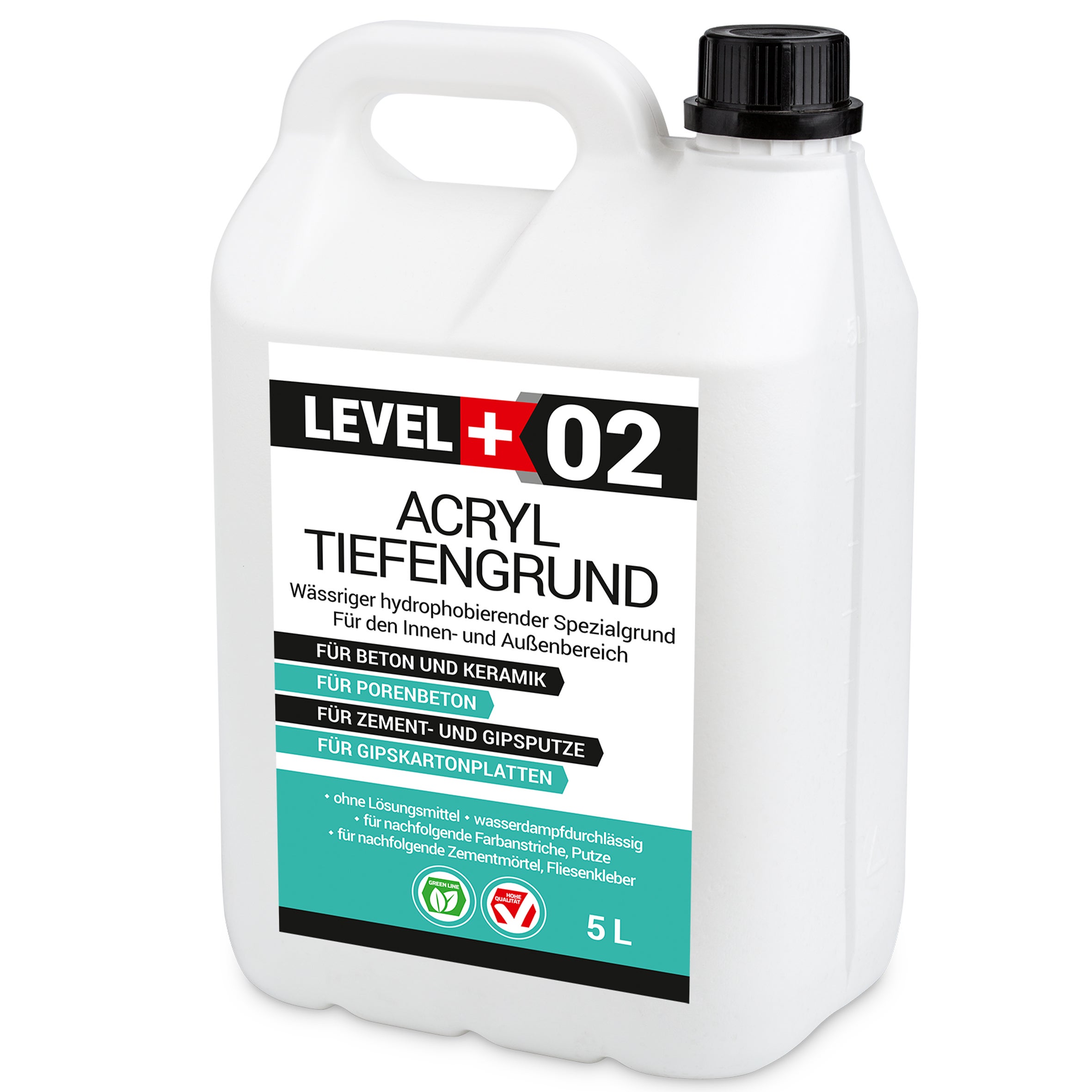 Imprimación acrílica 20L sobre cartón yeso + rodillo 25cm RM02 - 2