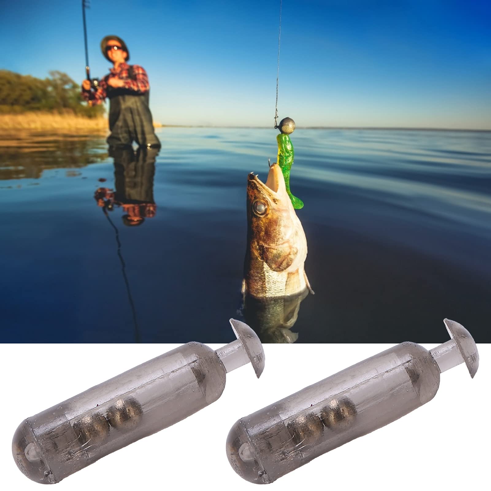 Lot De 120 Hochets De Pêche En Acrylique - 3 Tailles (L/M/S) Avec Billes Acier - Pour Leurres Souples, Poppers, Mouches