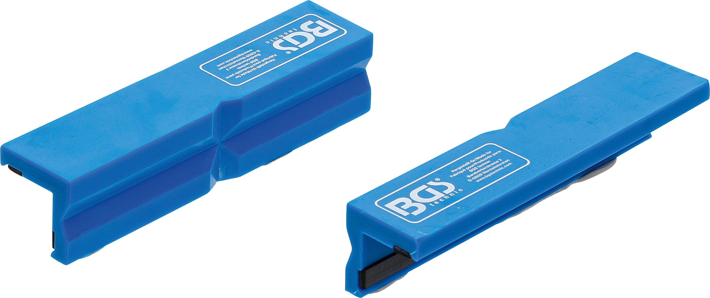 BGS 2-częściowe szczęki ochronne do imadła, tworzywo sztuczne, 125 mm - 3046