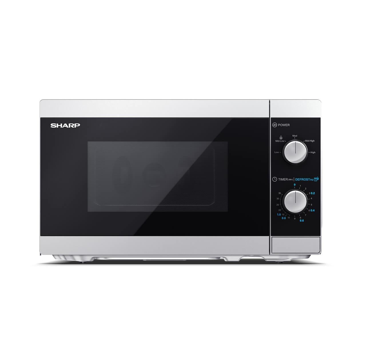 Kuchenka mikrofalowa wolnostojąca SHARP YC-MS01E-S srebrna 800W 20L