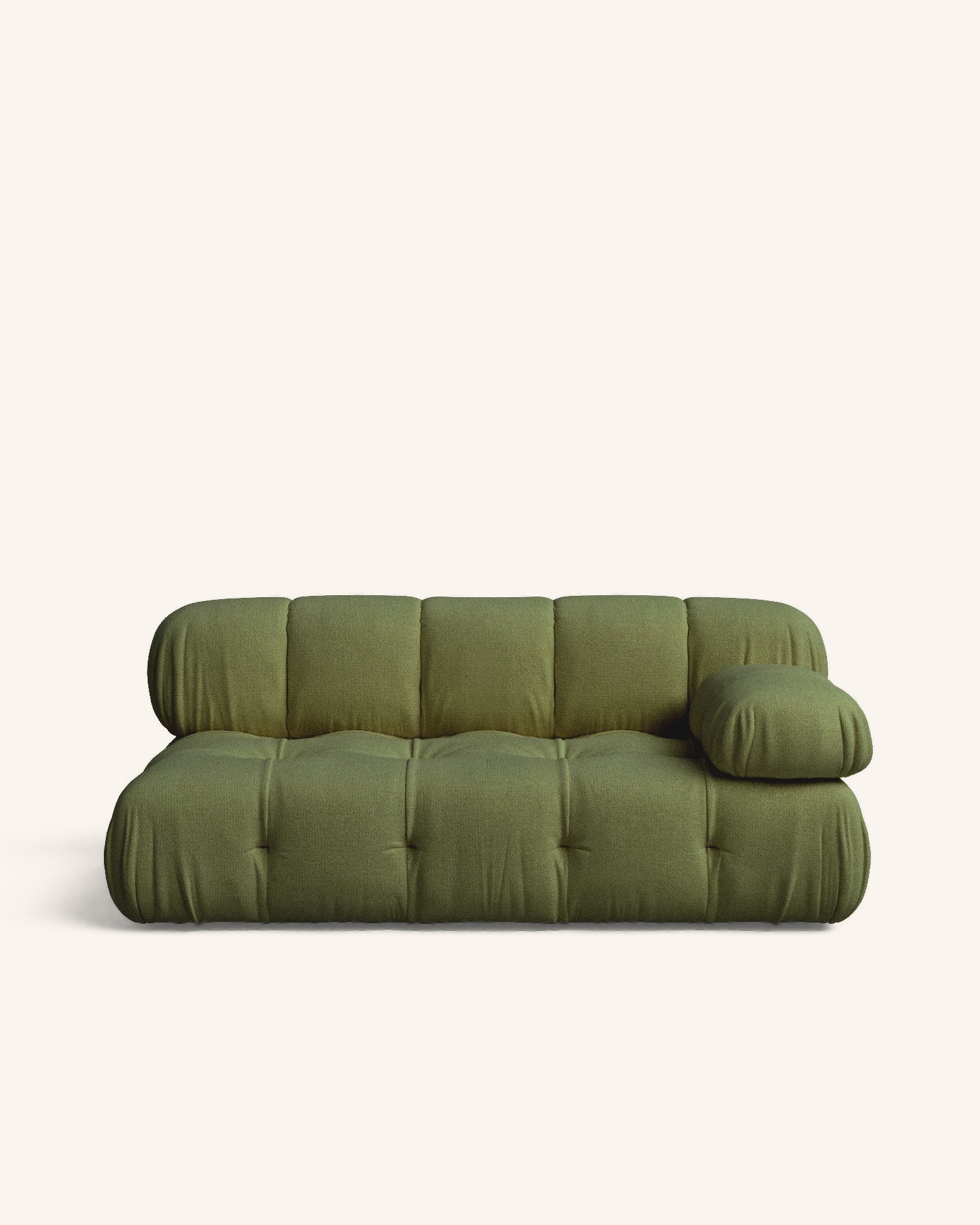 Bozco sofá verde con chaise longue derecho 165 x 99 cm hannun