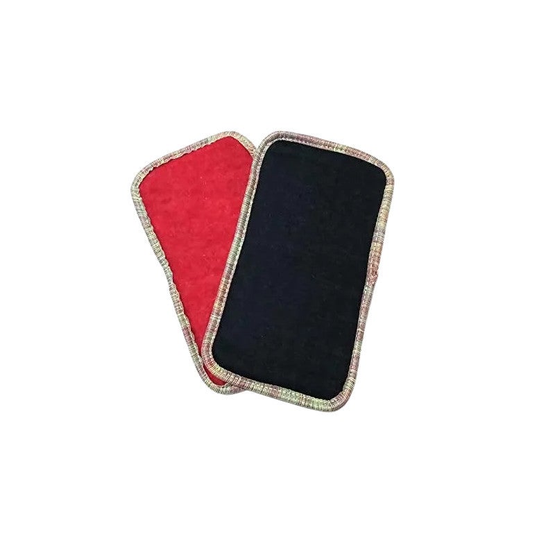 Patins pour parquet en laine, coton - 28x16cm - coloris assortis - 3