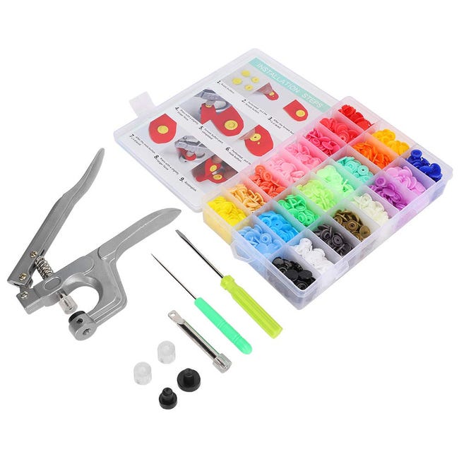 Haofy Set di Bottoni Automatici in Resina Set di Bottoni per Cucire Colorati Pinze per Pressa a Mano per Accessori di Abbigliamento da Ricamo Haofy Set di Bottoni Automatici in Resina Set di Bottoni per Cucire Colorati Pinze per Pressa a Mano per Accessori di Abbigliamento da Ricamo