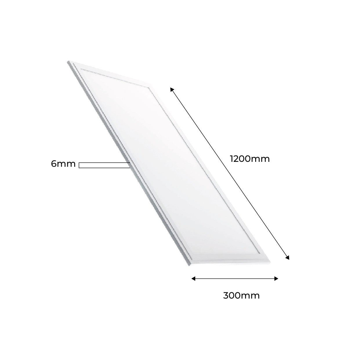 Panel LED slim 120X30 cm - &nbsp;Driver Philips - 44W - UGR19 - IP40 - Blanco Frío Blanco frío 6000K - 8