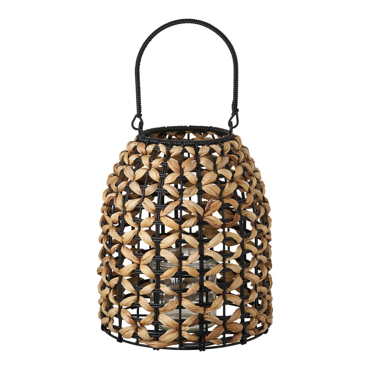 Latarnia Pinto, Syntetyczny Rattan, Brązowy, Seven Design
