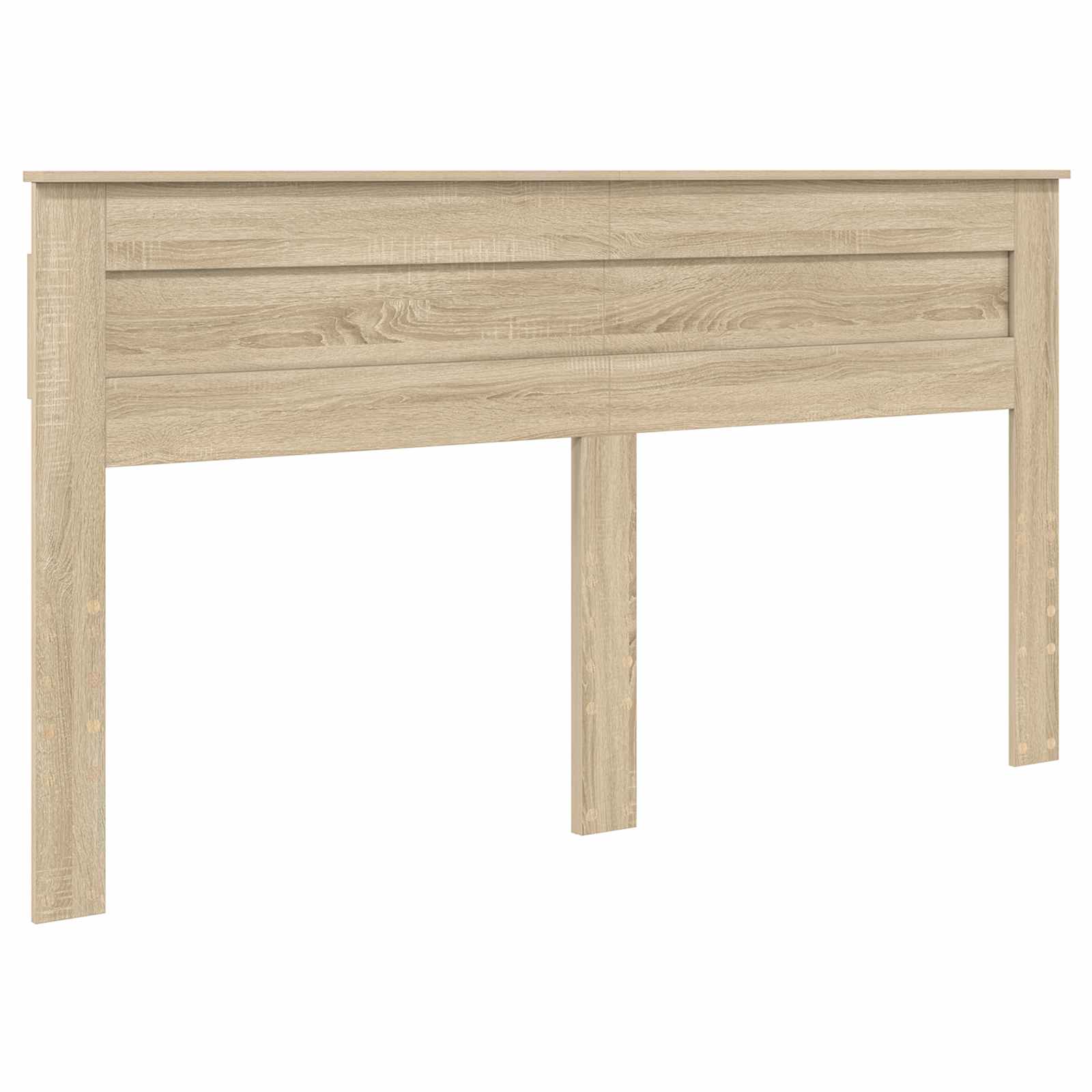 Lit de rangement chêne 180 x 200 cm panneau de bois - 7