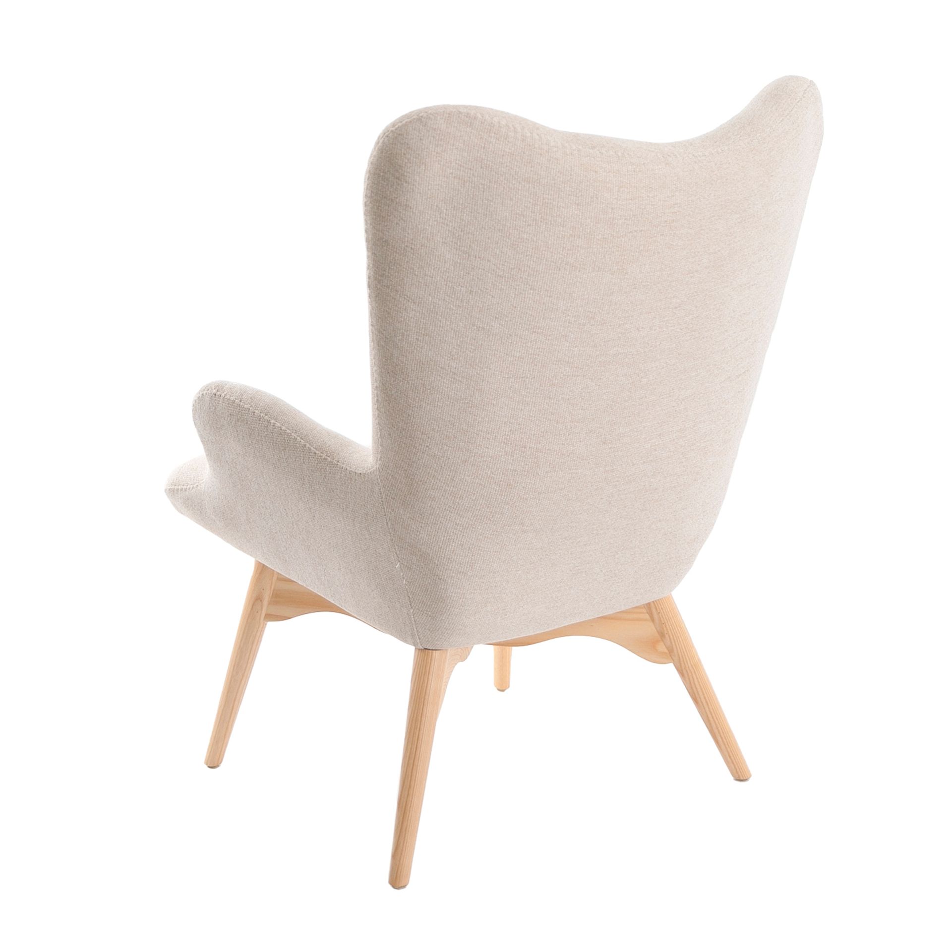 ANGEL CERDA Fauteuil en tissu beige - 7