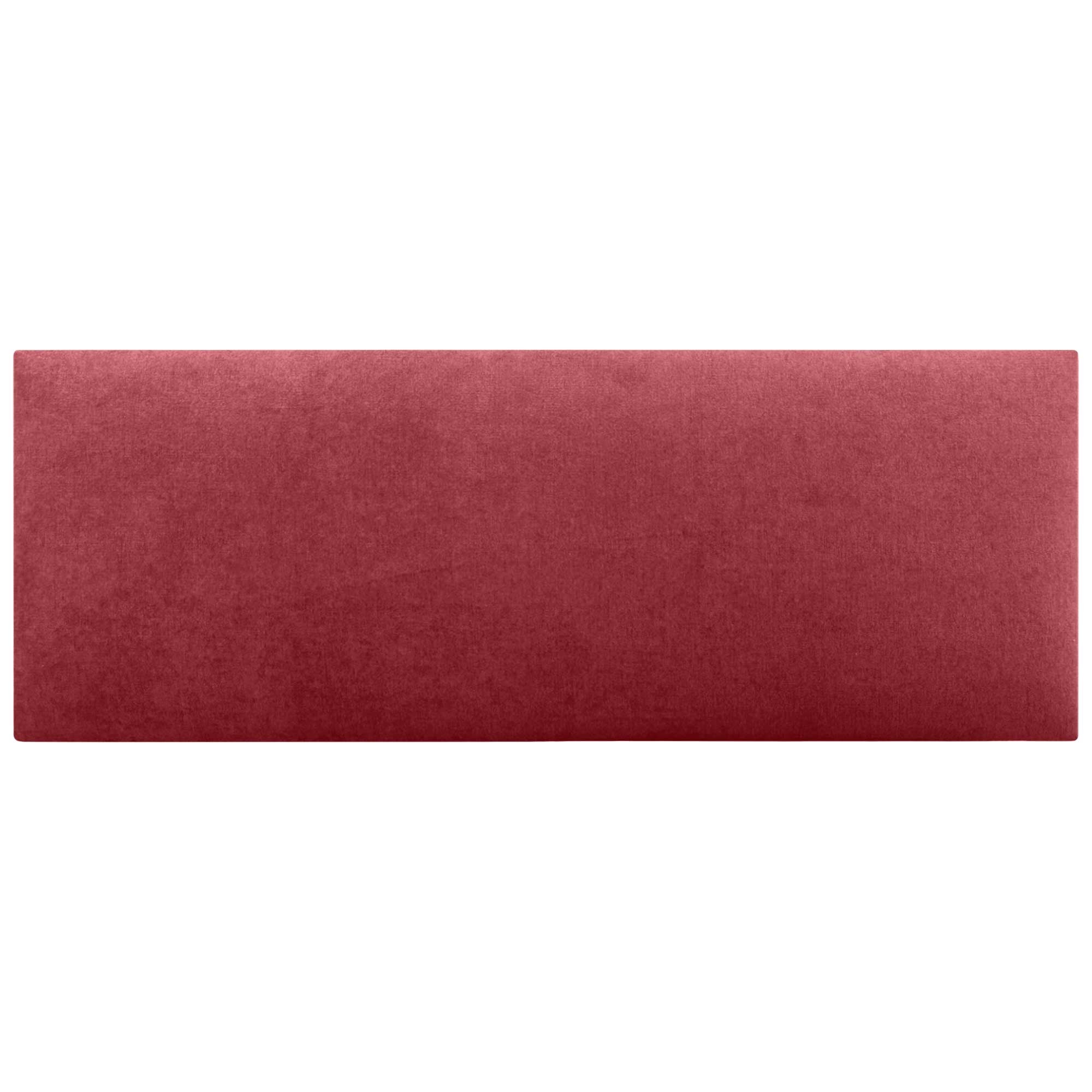 DHOME Cabecero de Tela AQUALINE Liso cabeceros Cabezal tapizado Cama Lujo (Tela Rojo, 135cm (Camas 120/135/140)) - 3