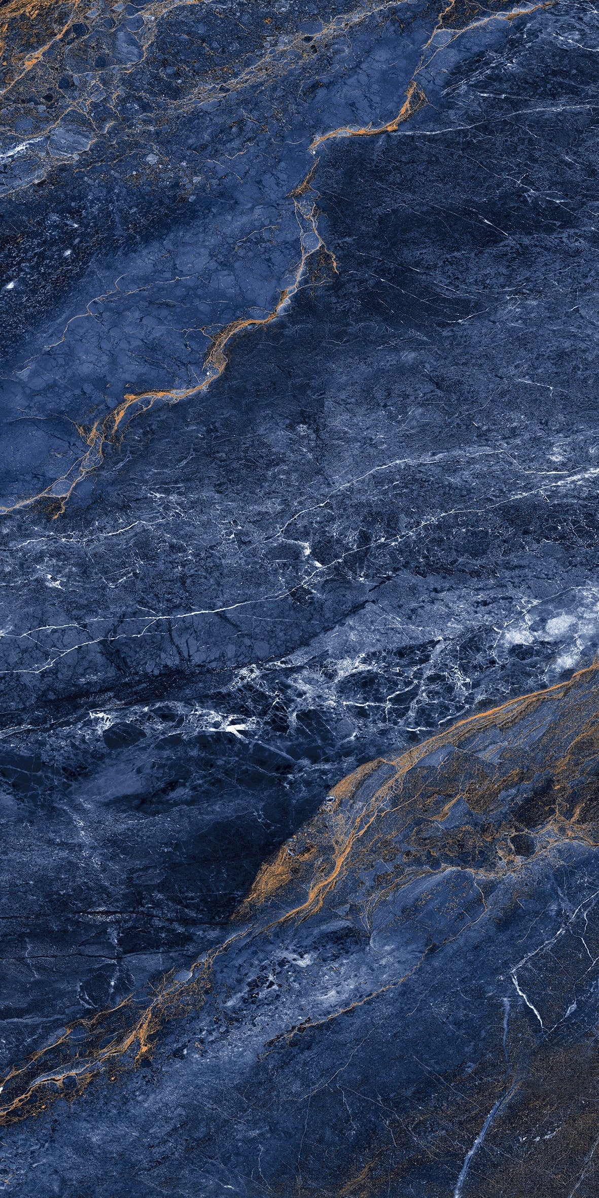 Carrelage sol / mur effet marbre bleu LYTHOS BLUE l.60 x L.120 cm Brilliant LIMCARO - 6