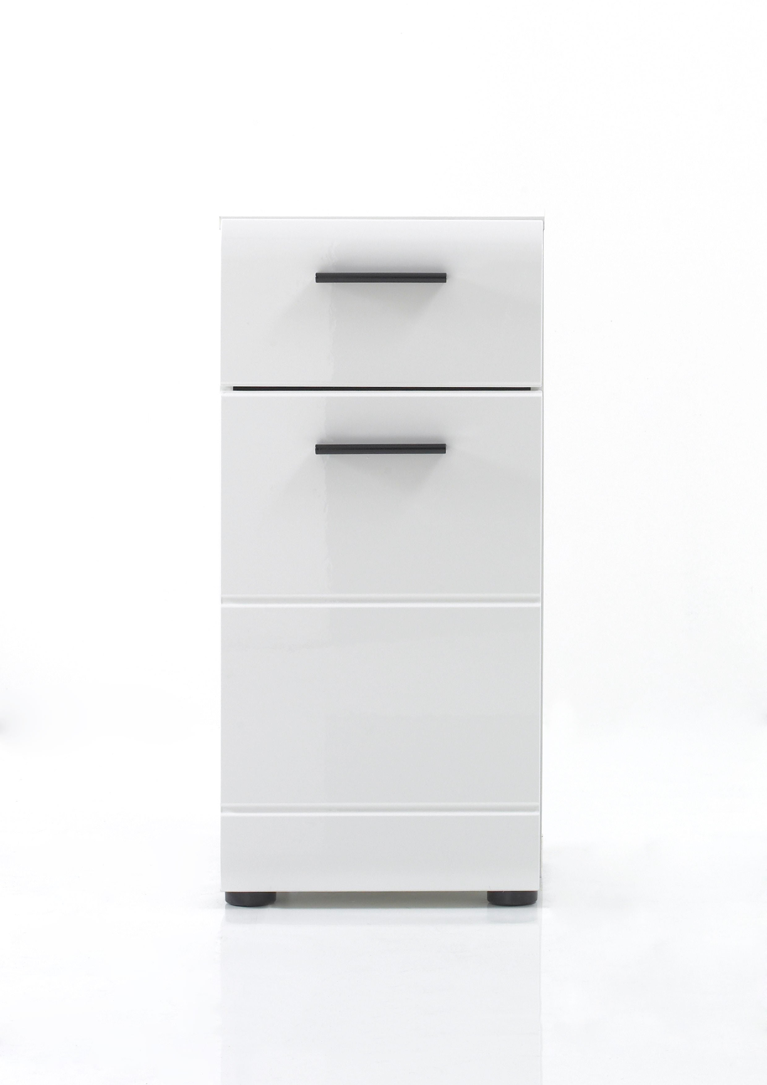 HOMCOM Armadietto Portagioie In Legno Bianco Con 6 Luci E Spazi Portaoggetti 84339956