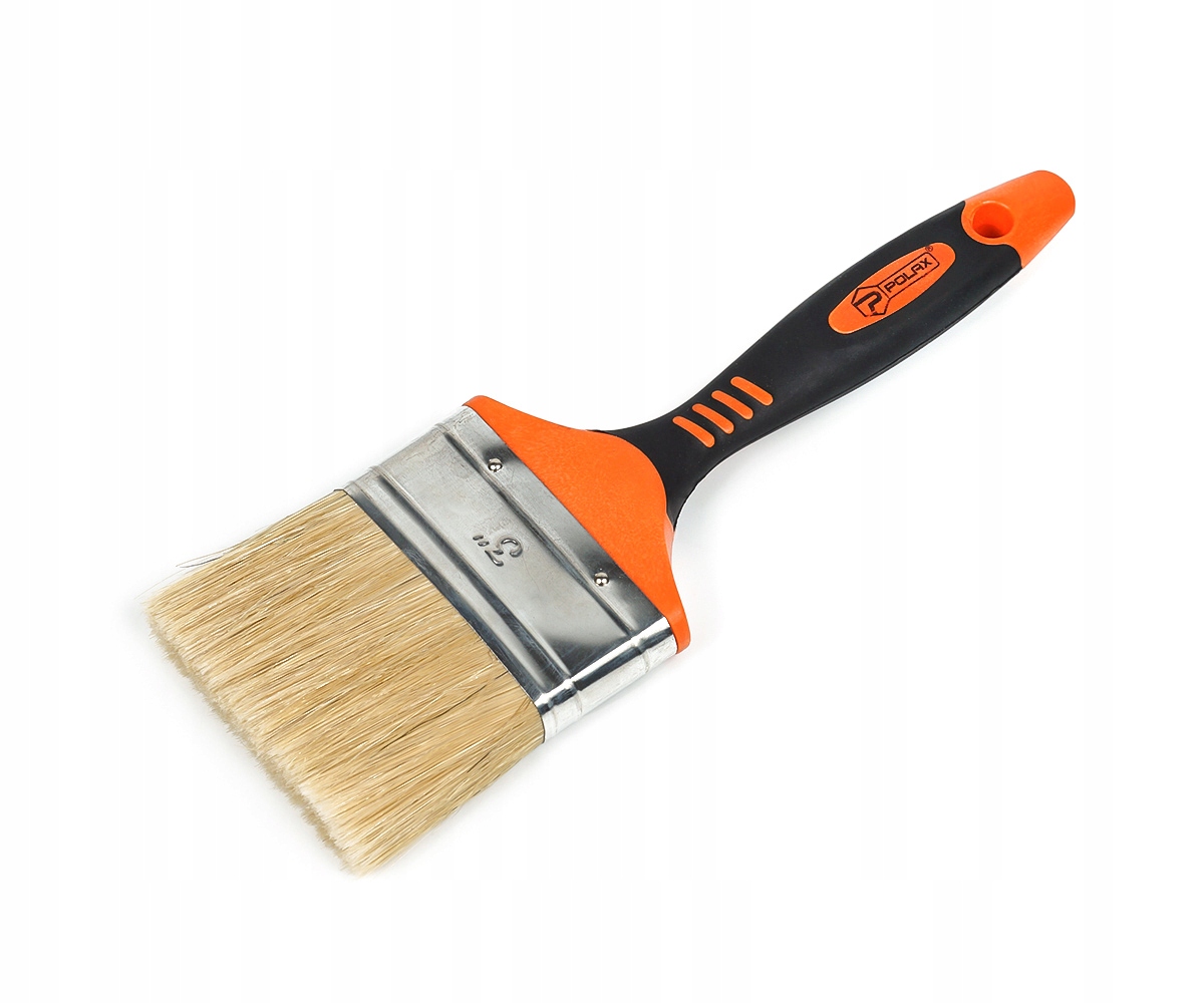 Pędzel płaski malarski ELITE naturalne włosie 7.5 cm Polax