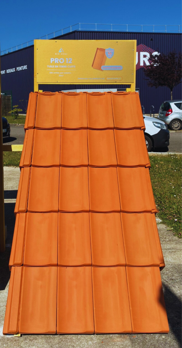 Rive droite NATURE PRO 12 couleur rouge terre cuite - 4