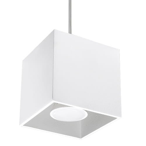 Lampa sufitowa wisząca Quad biała 1xGU10x40W wym: 80 x 10 x 10 cm metal Sollux Lighting
