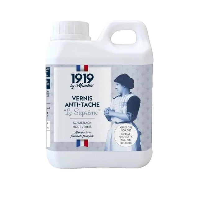 Vernis bois & peinture intérieur - 1L Aspect Cire Incolore - PV Contact Alimentaire - Anti-taches Le Suprême 1919 BY MAULER