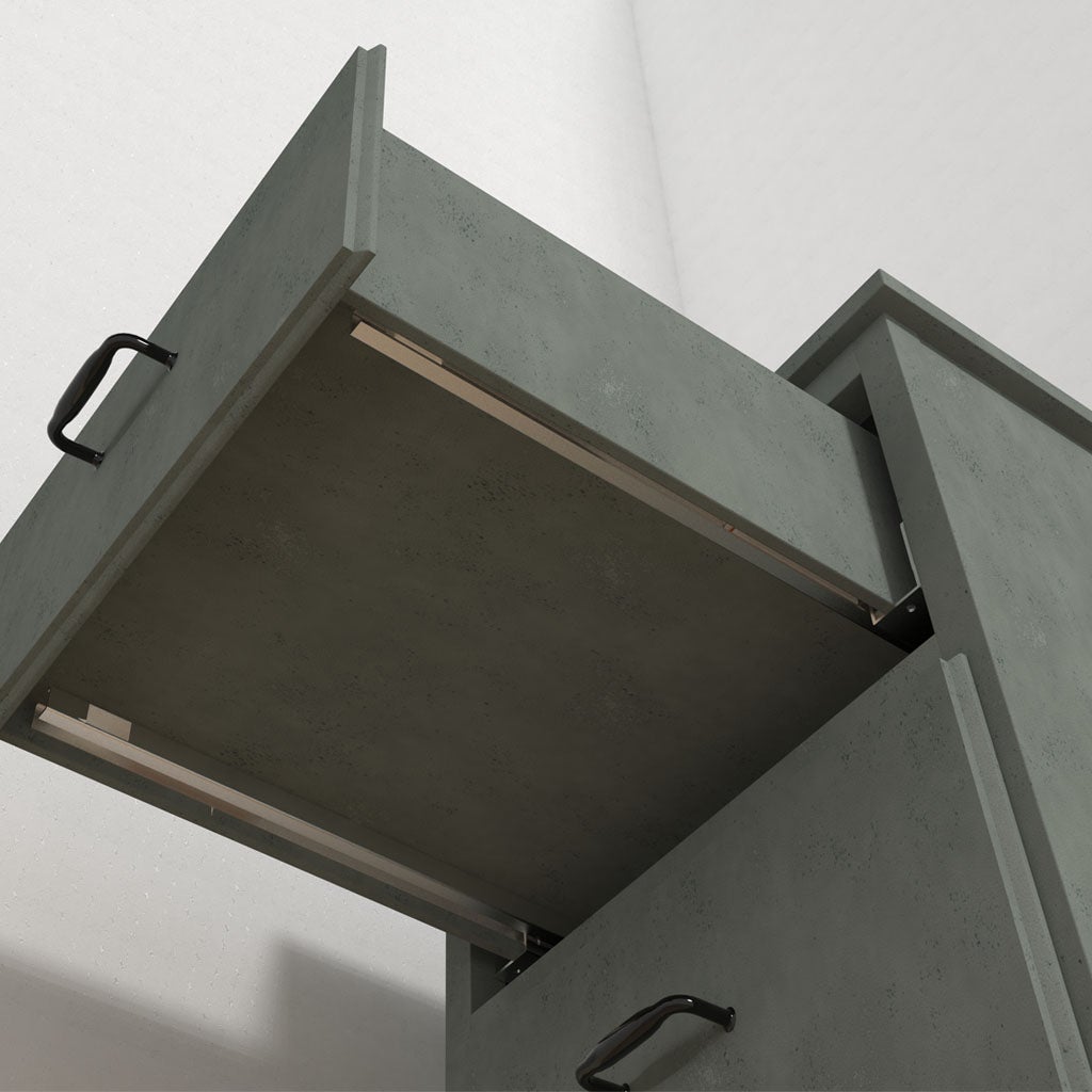 Q40 - 450 mm GUIA OCULTA REMOÇÃO PARCIAL CAPACIDADE 35 KG - 5