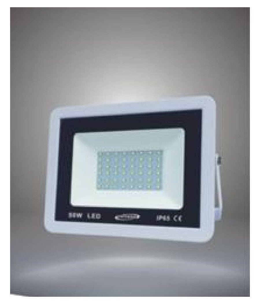 Trade Shop - Faretto Proiettore Da Esterno 50w Bianco Ip65 Luce Calda Fredda Naturale - Bianco Naturale - - 2