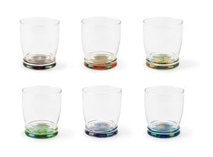 Set 3 Bicchieri In Vetro Pressato Excelsa Chicken – Multicolore, 22 Cl, Lavabili In Lavastoviglie