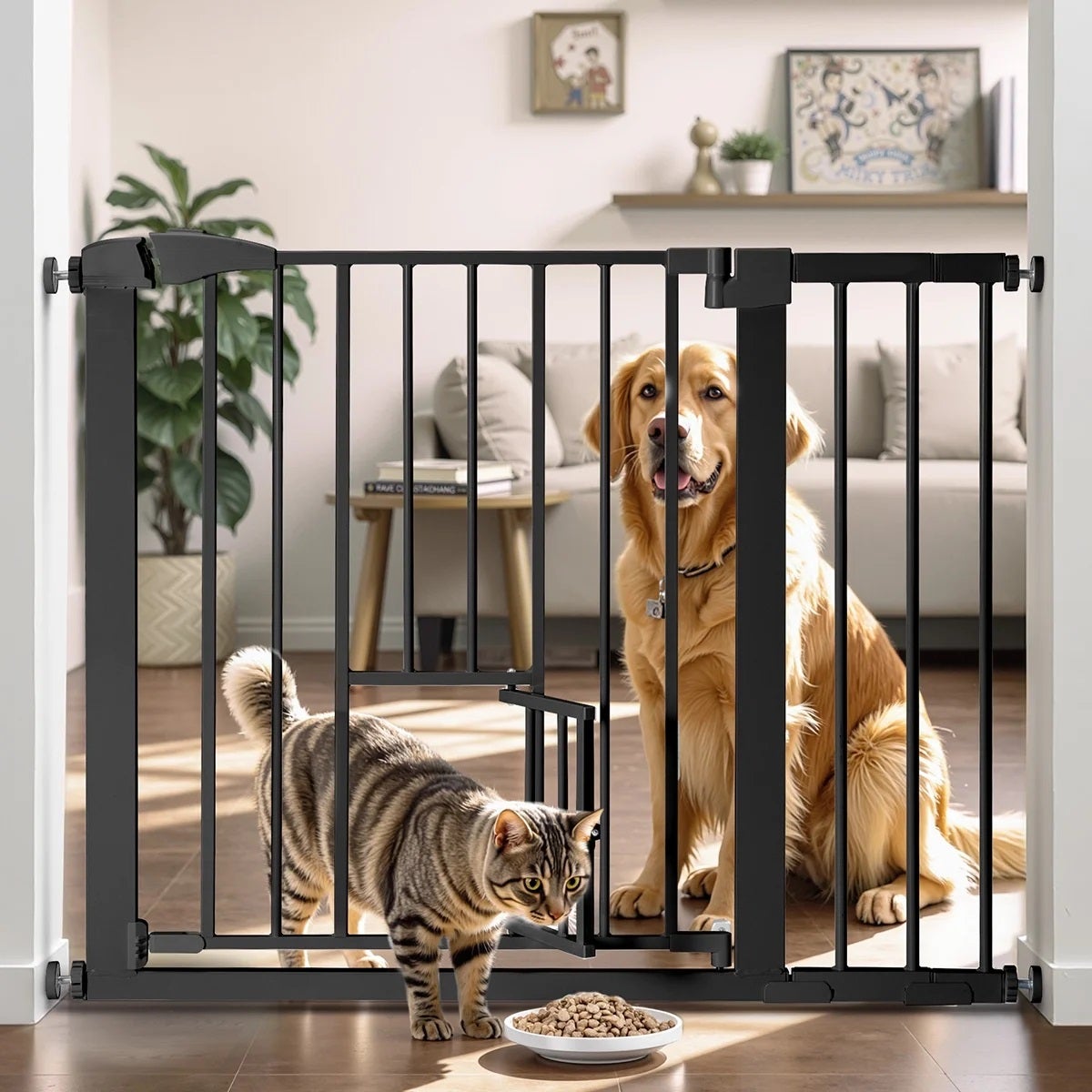 Barrière de sécurité pour enfant et animal L.75103 cm H.76cm — free download