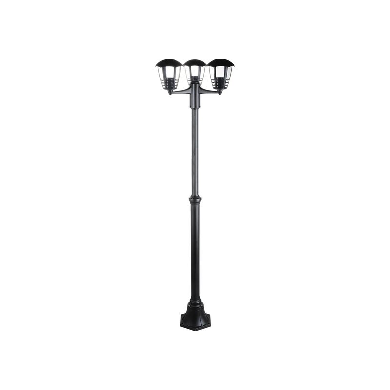 Latarnia ogrodowa Marseille czarna 3xE27x60W IP44 wym: 181 x 50 x 50 cm metal Rabalux