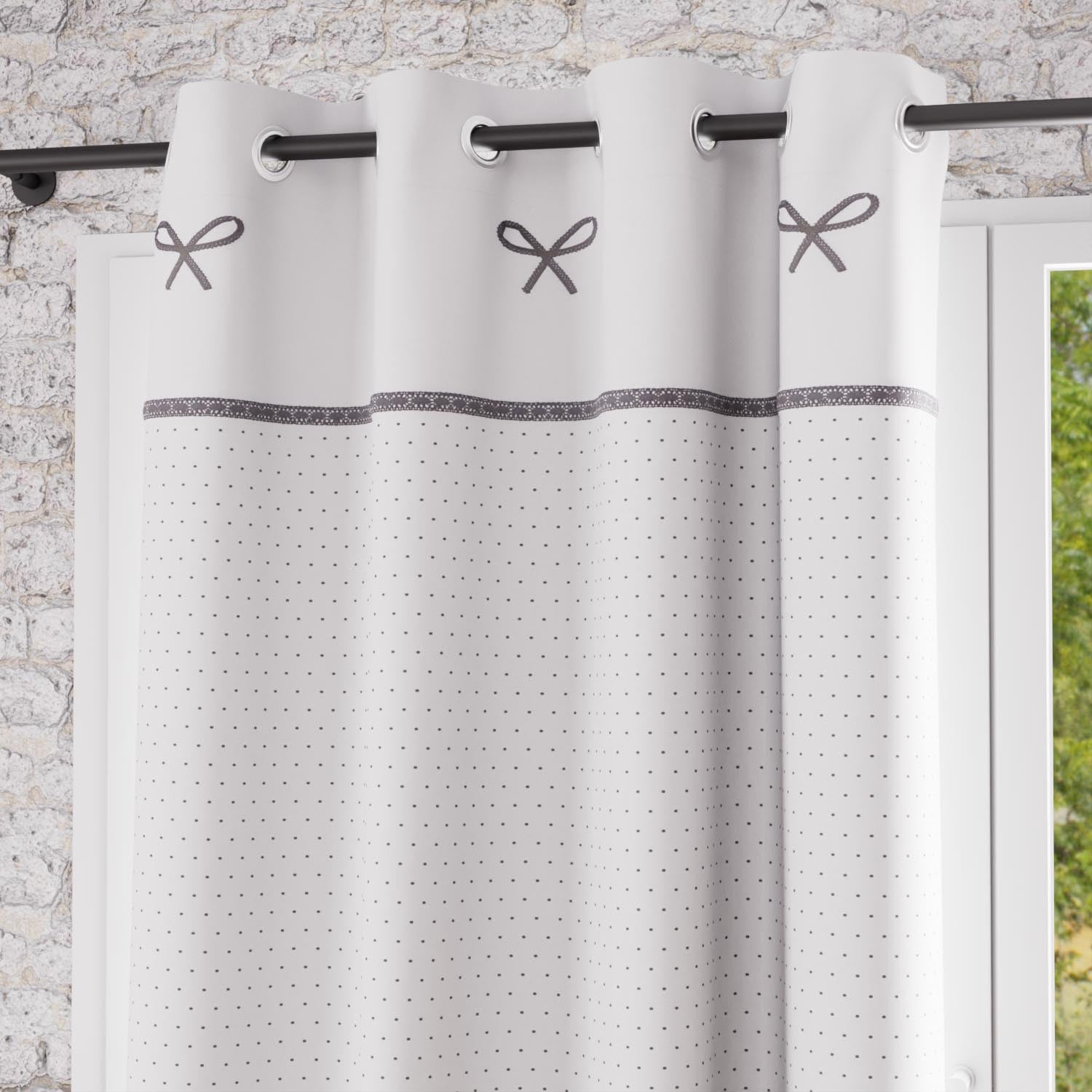 Rideau à Oeillets Brodé En Coton 135x250 Cm Emilie Blanc Par Soleil D Ocre Leroy Merlin Rideau à Oeillets Brodé En Coton 135x250 Cm Emilie Blanc Par Soleil D Ocre Leroy Merlin