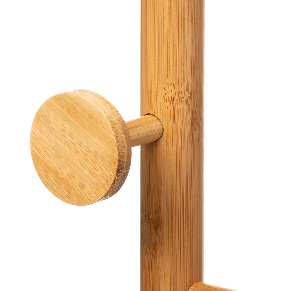 Porte-manteaux 8 crochets bambou - 5five - 4