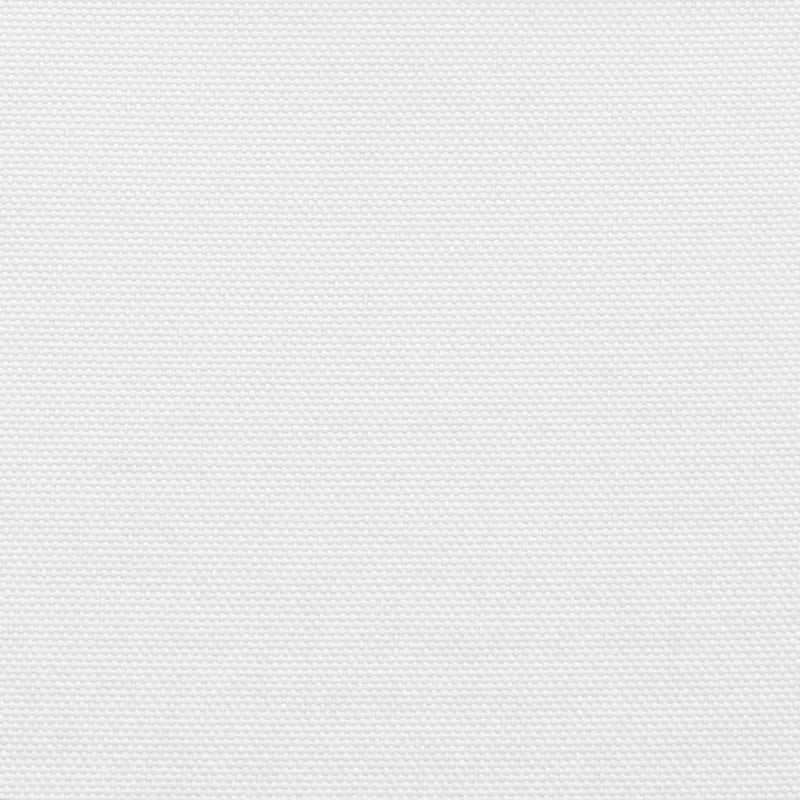 Trójkątny żagiel przeciwsłoneczny z białej tkaniny Oxford, 3,6 x 3,6 x 3,6 m
