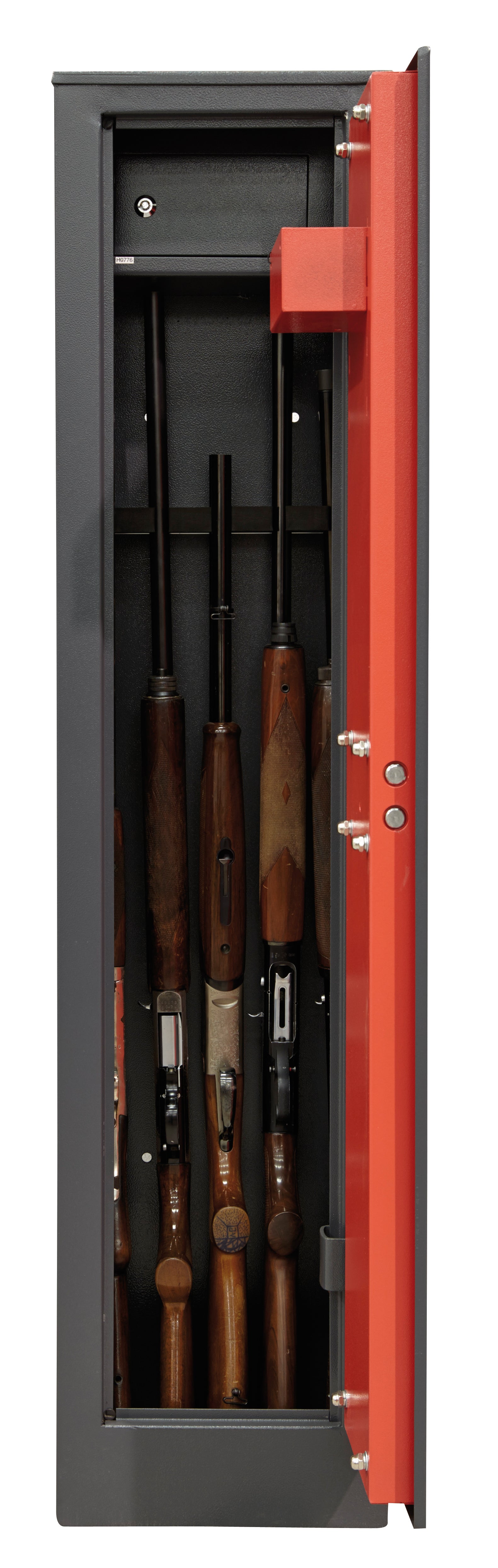 ARREGUI Domus ARM050335 Armoire à fusils avec coffre intérieur, 5 fusils, serrure à clé - 9