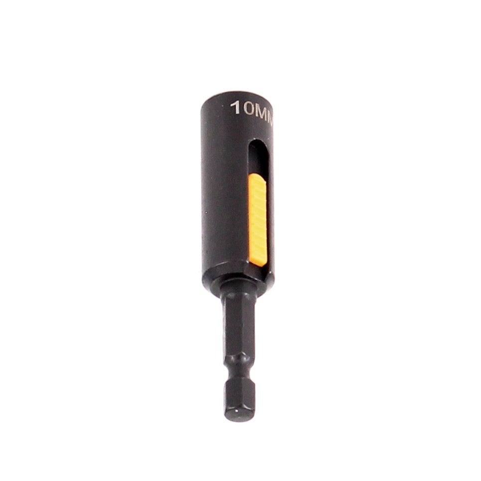 DeWalt DT 7440 Clé à douille hexagonale 10 mm - de longueur 75 mm, support à aimant permanent, fonction de nettoyage facile (Easy-Clean), entraînement - 4