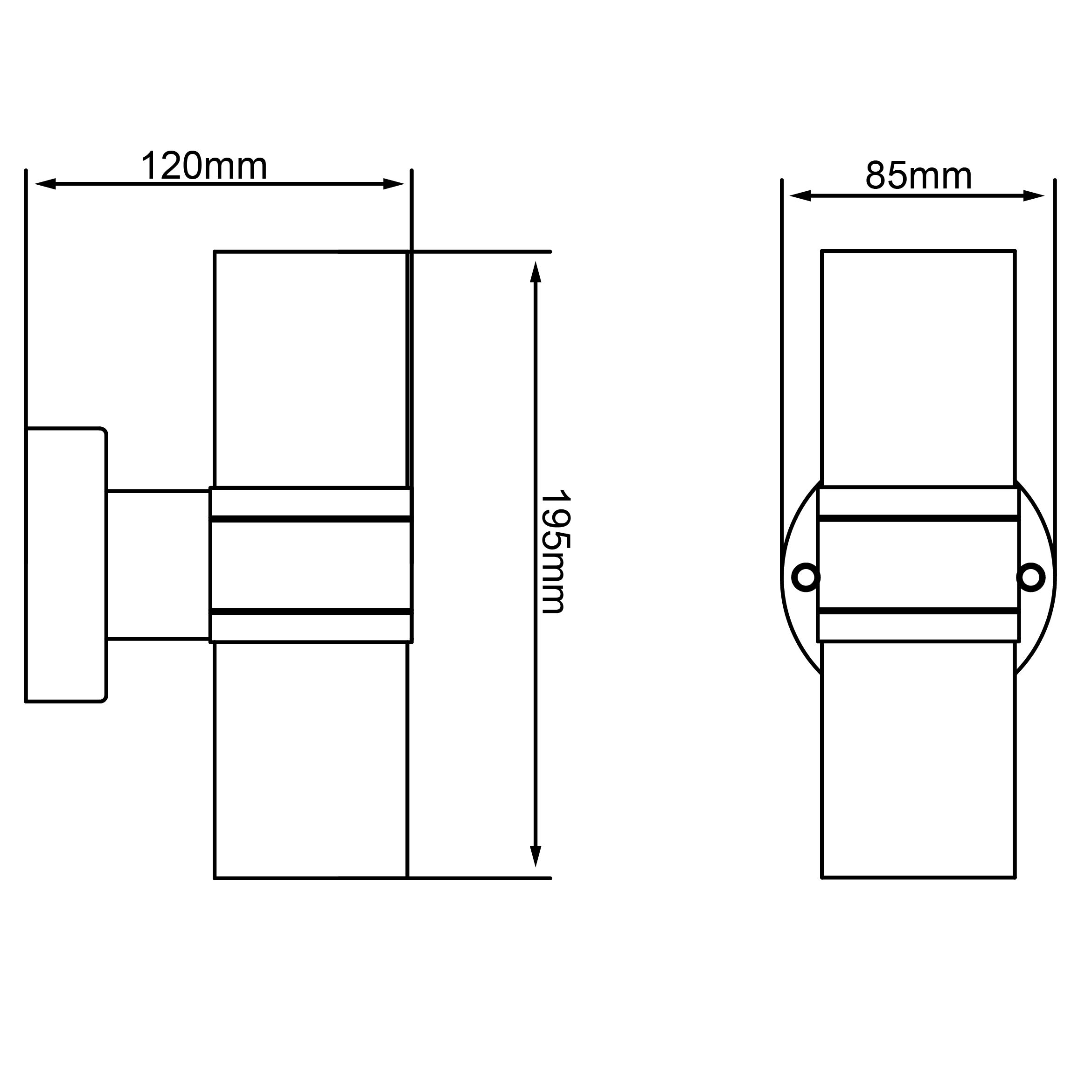 Lampa BRILLIANT Pilan, lampa ścienna i sufitowa 25x25cm biała, gips/metal, 2x A60, E27, 25W, standardowe żarówki (brak w zestawie), A++. - 2
